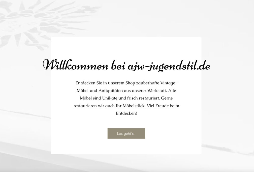 ajw-jugendstil.de Startbild